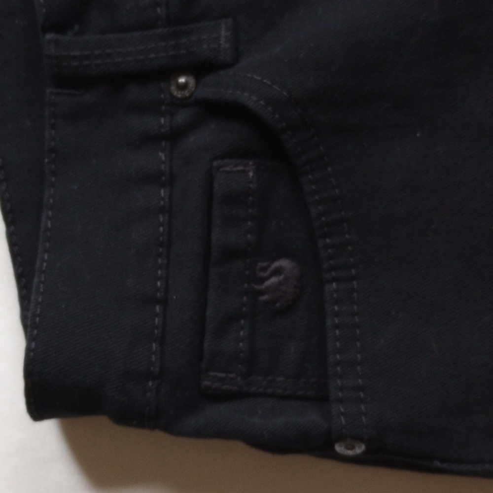 Gloria Vanderbilt Amanda Jeans 6 Straight Leg High Rise Black - Picture 3 of 4